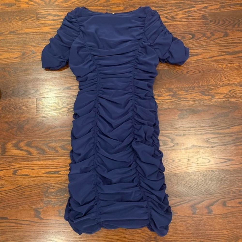 🧿ROYAL BLUE CINCHED DRESS 🧿